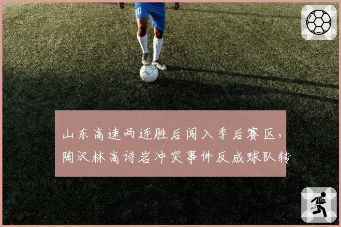 山东高速两连胜后闯入季后赛区,陶汉林高诗岩冲突事件反成球队转折点